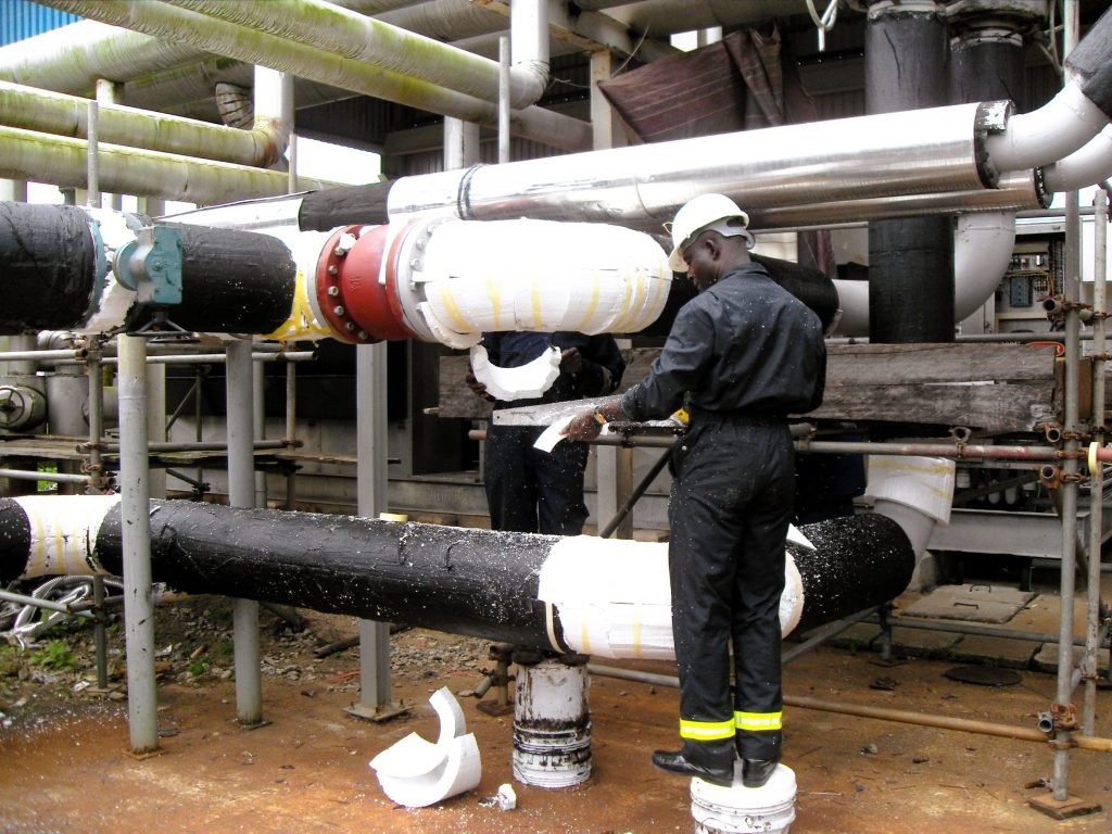 sdc11611 2 Chilled Water Pipe Insulation Work